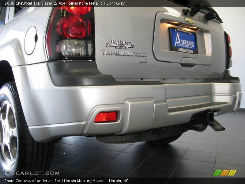 Silverstone Metallic / Light Gray 2008 Chevrolet TrailBlazer LS 4x4