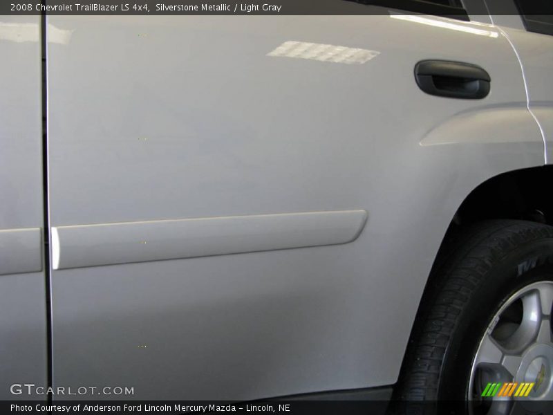 Silverstone Metallic / Light Gray 2008 Chevrolet TrailBlazer LS 4x4