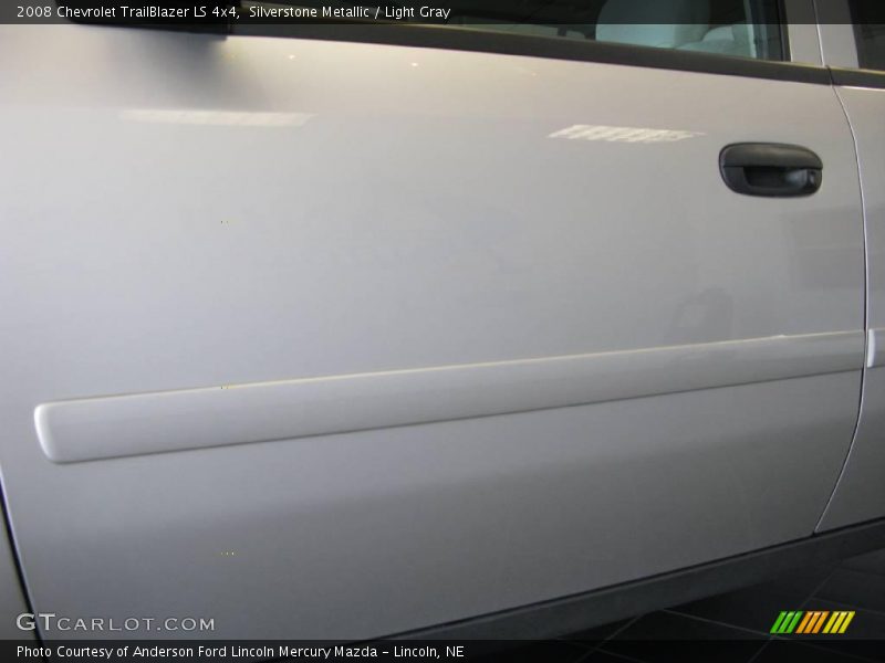 Silverstone Metallic / Light Gray 2008 Chevrolet TrailBlazer LS 4x4