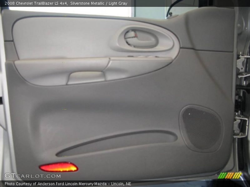 Silverstone Metallic / Light Gray 2008 Chevrolet TrailBlazer LS 4x4