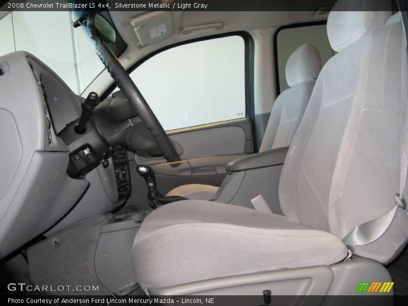 Silverstone Metallic / Light Gray 2008 Chevrolet TrailBlazer LS 4x4