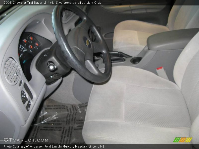 Silverstone Metallic / Light Gray 2008 Chevrolet TrailBlazer LS 4x4