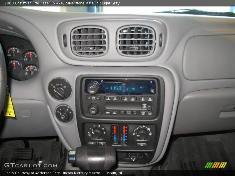 Silverstone Metallic / Light Gray 2008 Chevrolet TrailBlazer LS 4x4
