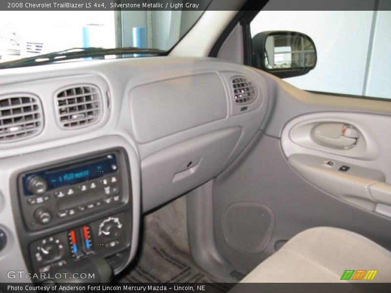 Silverstone Metallic / Light Gray 2008 Chevrolet TrailBlazer LS 4x4