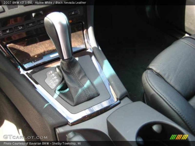 Alpine White / Black Nevada Leather 2007 BMW X3 3.0si