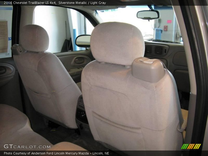 Silverstone Metallic / Light Gray 2008 Chevrolet TrailBlazer LS 4x4