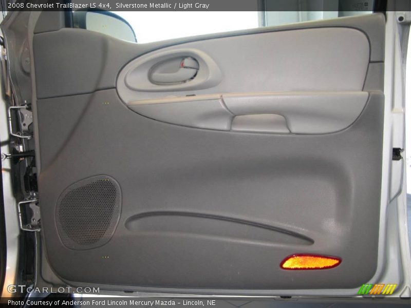 Silverstone Metallic / Light Gray 2008 Chevrolet TrailBlazer LS 4x4