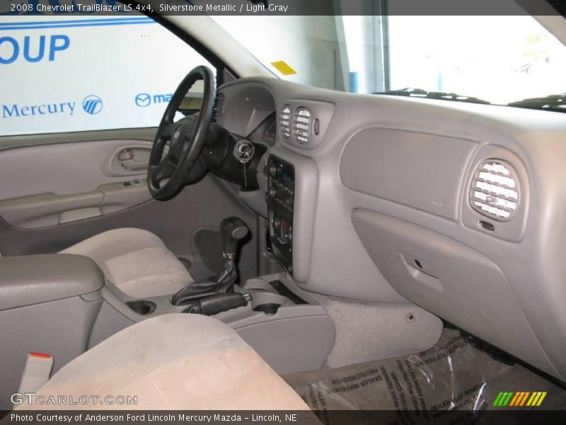Silverstone Metallic / Light Gray 2008 Chevrolet TrailBlazer LS 4x4
