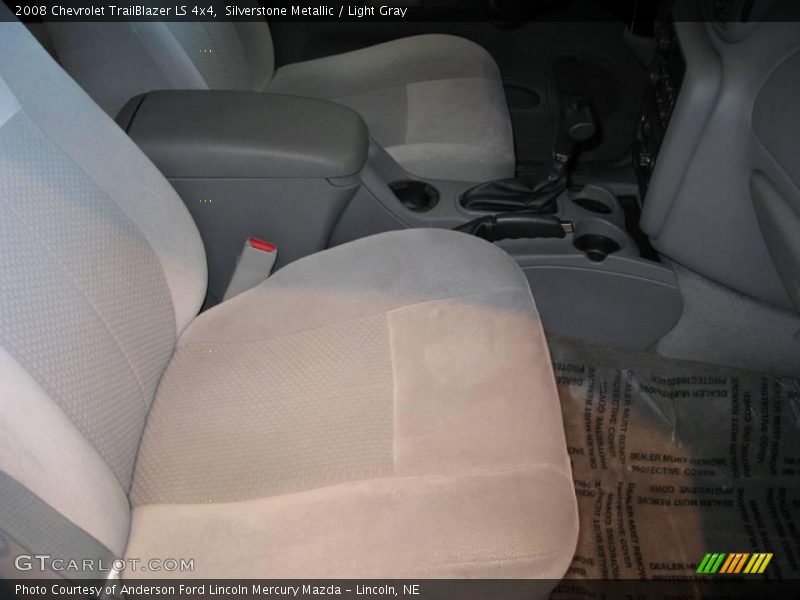 Silverstone Metallic / Light Gray 2008 Chevrolet TrailBlazer LS 4x4