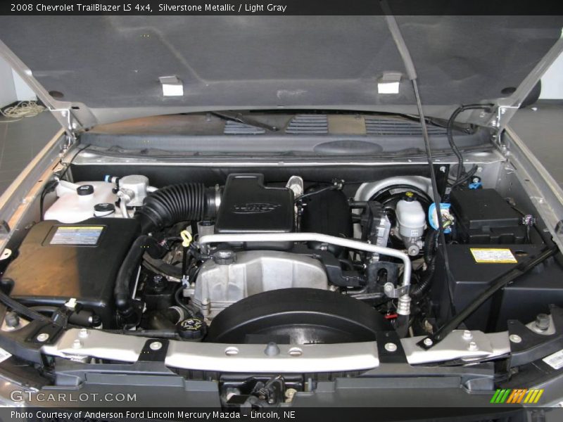 Silverstone Metallic / Light Gray 2008 Chevrolet TrailBlazer LS 4x4