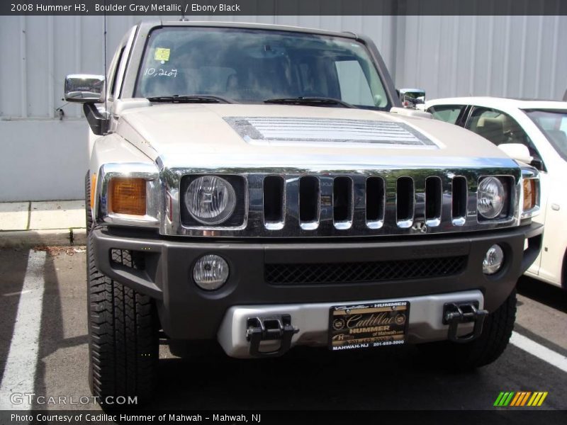 Boulder Gray Metallic / Ebony Black 2008 Hummer H3