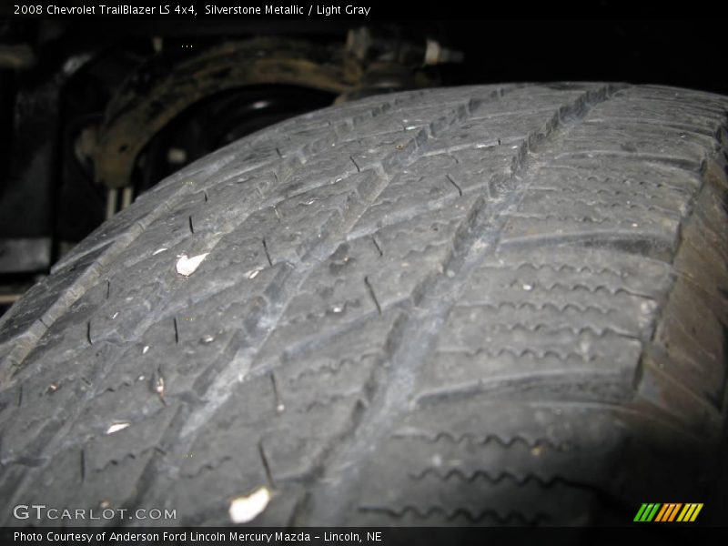 Silverstone Metallic / Light Gray 2008 Chevrolet TrailBlazer LS 4x4