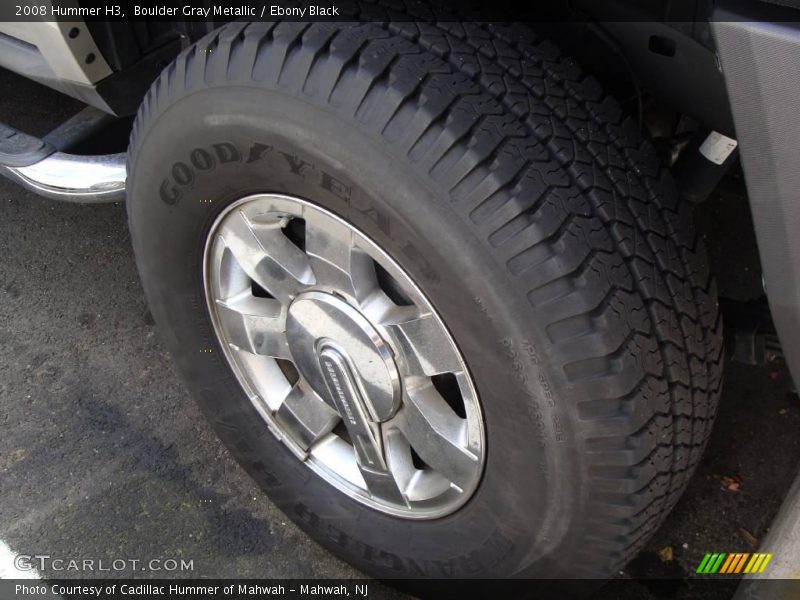 Boulder Gray Metallic / Ebony Black 2008 Hummer H3