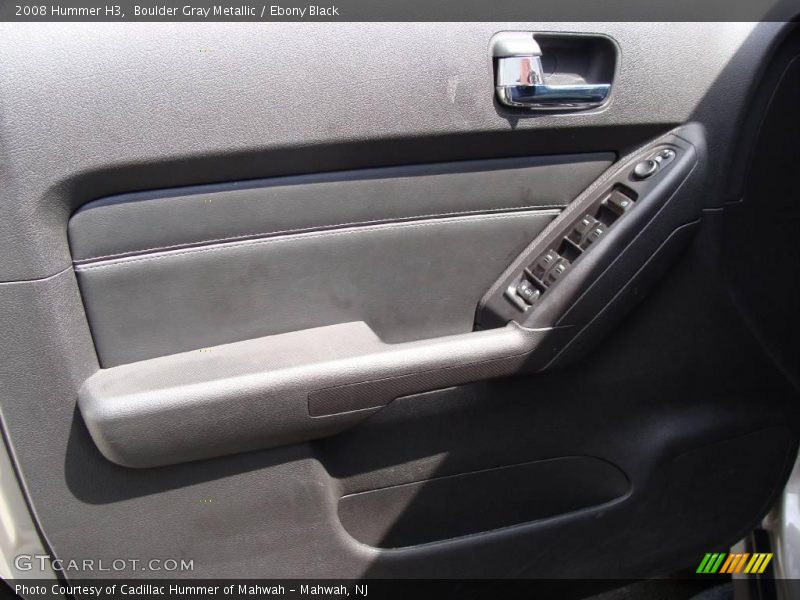 Boulder Gray Metallic / Ebony Black 2008 Hummer H3