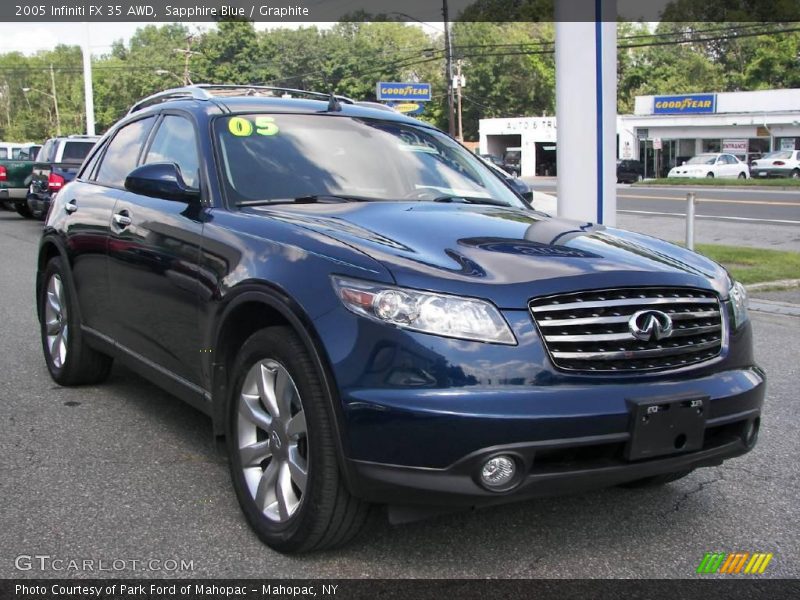 Sapphire Blue / Graphite 2005 Infiniti FX 35 AWD