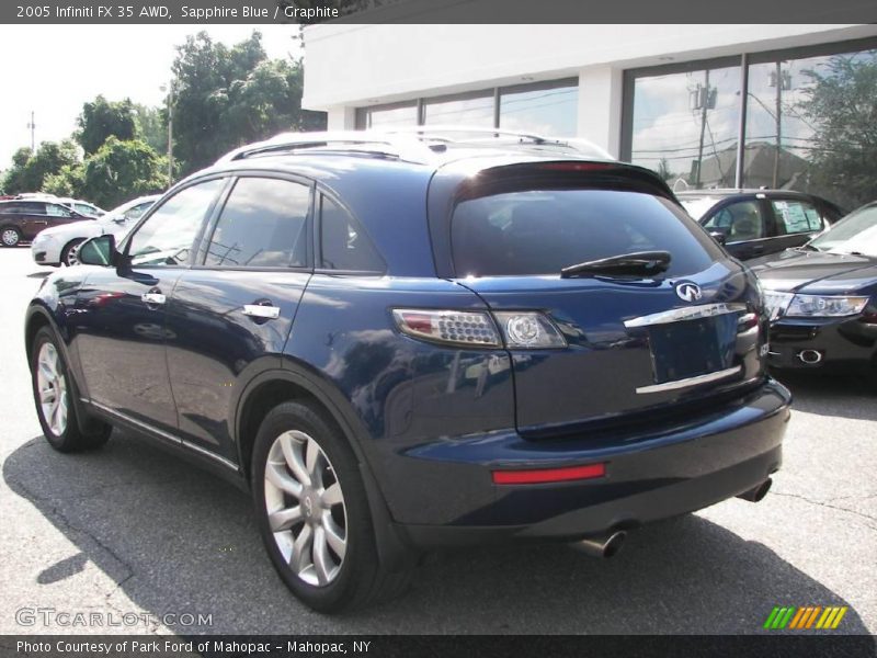 Sapphire Blue / Graphite 2005 Infiniti FX 35 AWD