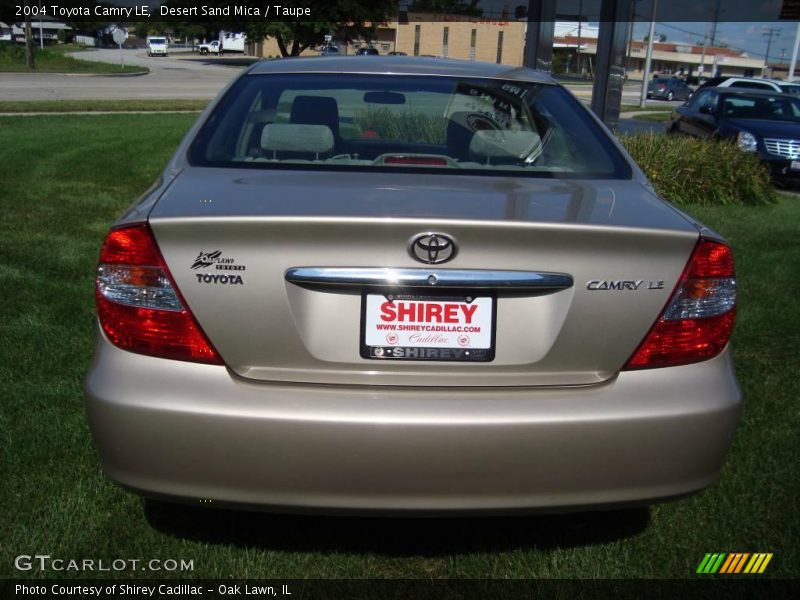 Desert Sand Mica / Taupe 2004 Toyota Camry LE