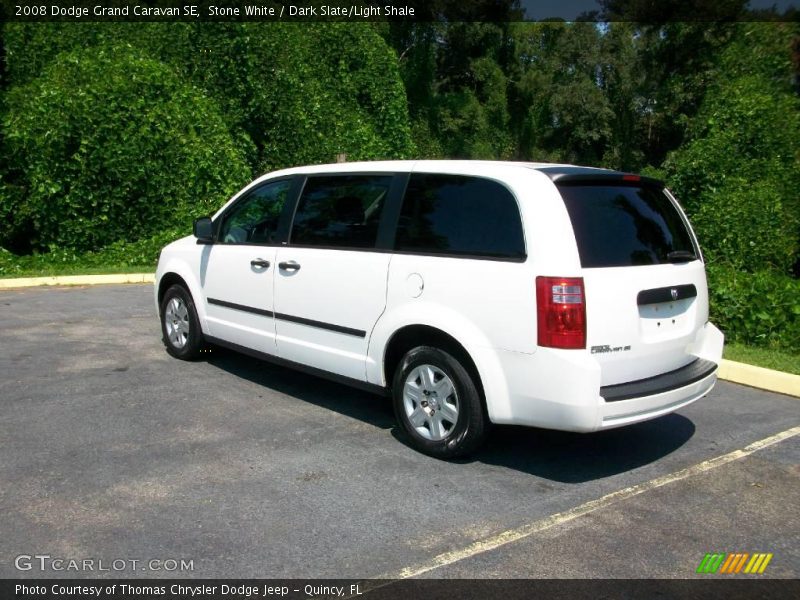 Stone White / Dark Slate/Light Shale 2008 Dodge Grand Caravan SE