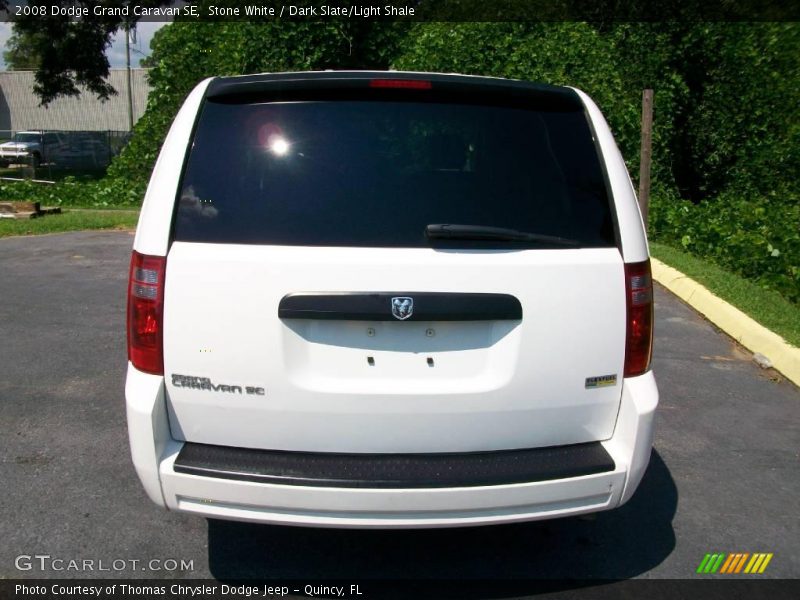 Stone White / Dark Slate/Light Shale 2008 Dodge Grand Caravan SE
