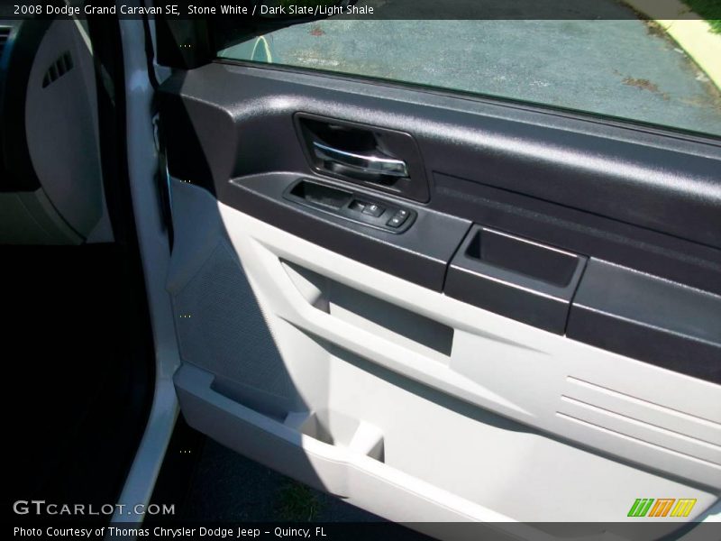 Stone White / Dark Slate/Light Shale 2008 Dodge Grand Caravan SE