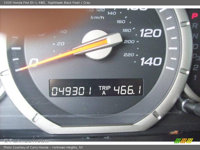 Nighthawk Black Pearl / Gray 2006 Honda Pilot EX-L 4WD
