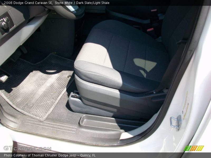 Stone White / Dark Slate/Light Shale 2008 Dodge Grand Caravan SE
