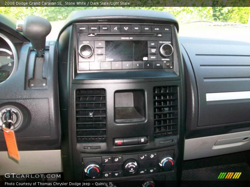 Stone White / Dark Slate/Light Shale 2008 Dodge Grand Caravan SE
