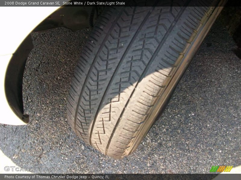 Stone White / Dark Slate/Light Shale 2008 Dodge Grand Caravan SE