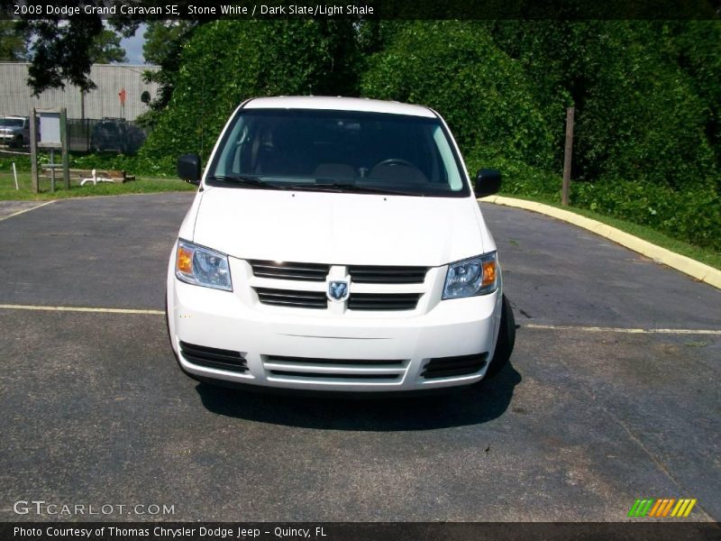 Stone White / Dark Slate/Light Shale 2008 Dodge Grand Caravan SE