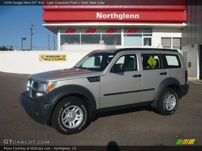 Light Graystone Pearl / Dark Slate Gray 2008 Dodge Nitro SXT 4x4