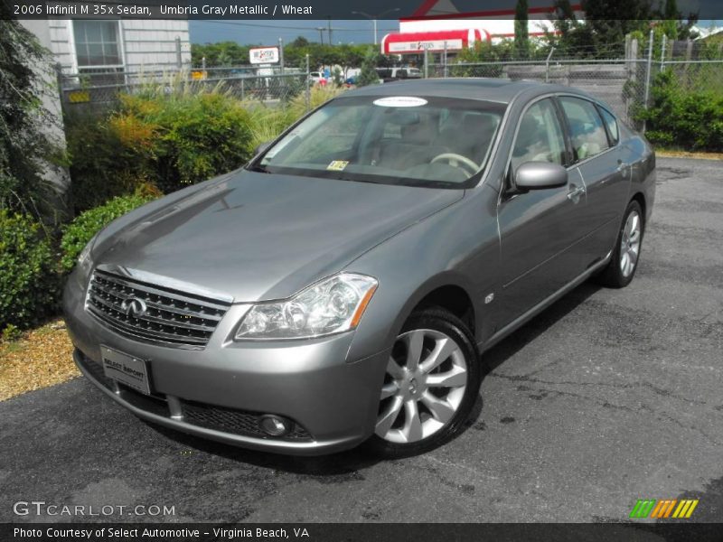 Umbria Gray Metallic / Wheat 2006 Infiniti M 35x Sedan