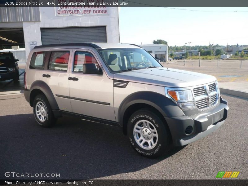 Light Graystone Pearl / Dark Slate Gray 2008 Dodge Nitro SXT 4x4