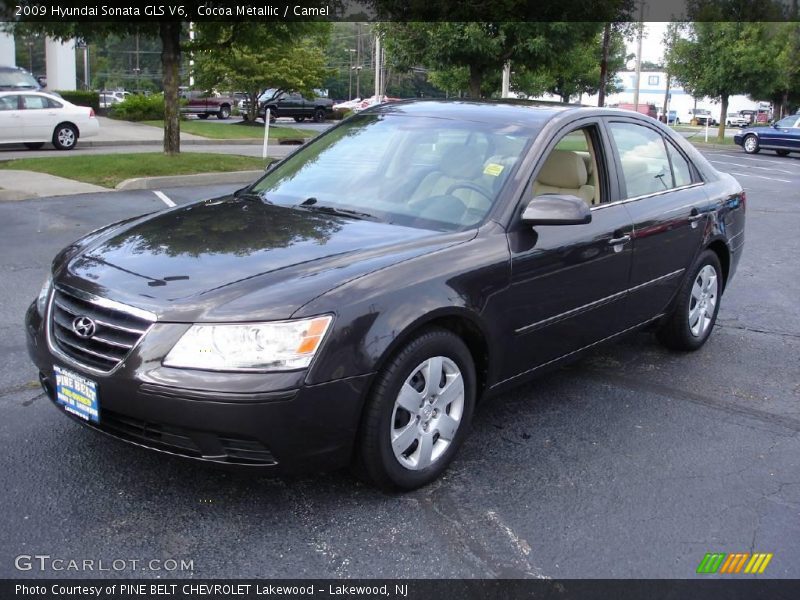 Cocoa Metallic / Camel 2009 Hyundai Sonata GLS V6