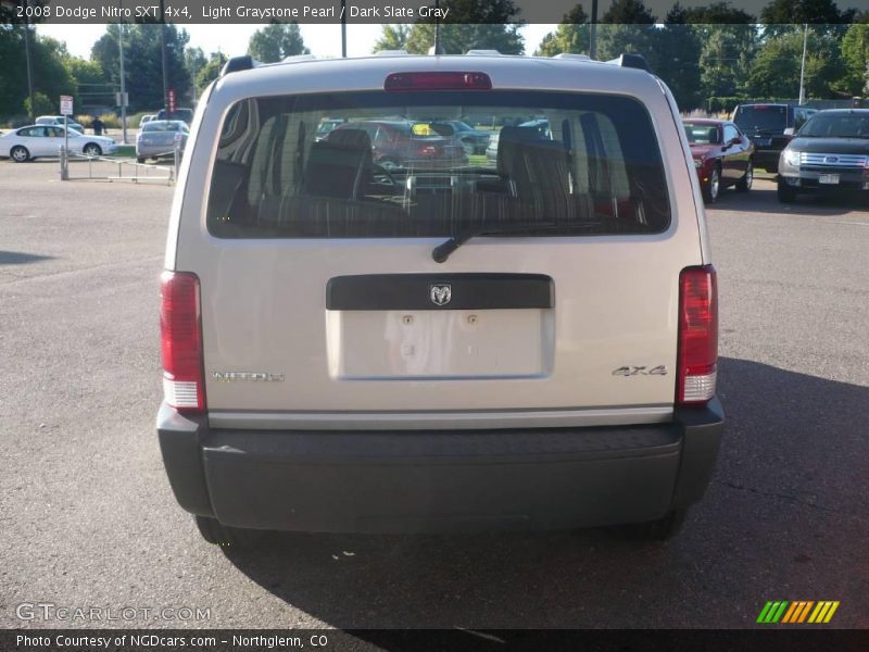 Light Graystone Pearl / Dark Slate Gray 2008 Dodge Nitro SXT 4x4