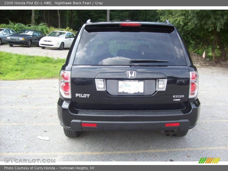 Nighthawk Black Pearl / Gray 2006 Honda Pilot EX-L 4WD