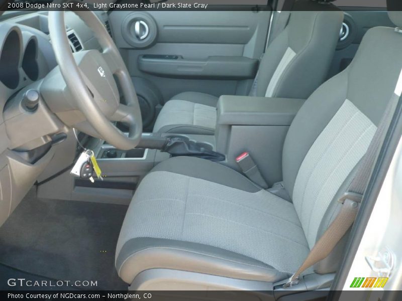 Light Graystone Pearl / Dark Slate Gray 2008 Dodge Nitro SXT 4x4
