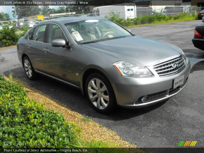 Umbria Gray Metallic / Wheat 2006 Infiniti M 35x Sedan