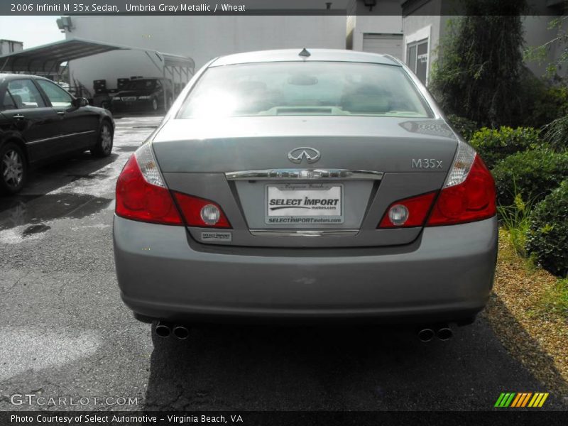 Umbria Gray Metallic / Wheat 2006 Infiniti M 35x Sedan