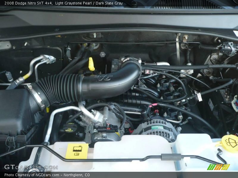 Light Graystone Pearl / Dark Slate Gray 2008 Dodge Nitro SXT 4x4