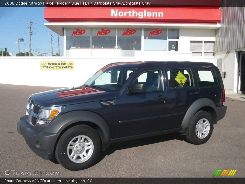 Modern Blue Pearl / Dark Slate Gray/Light Slate Gray 2008 Dodge Nitro SXT 4x4
