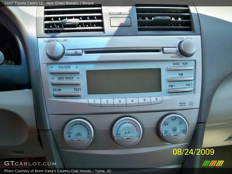 Aloe Green Metallic / Bisque 2007 Toyota Camry LE