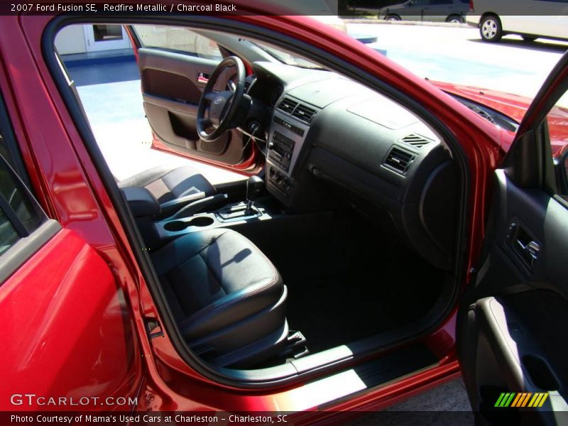 Redfire Metallic / Charcoal Black 2007 Ford Fusion SE