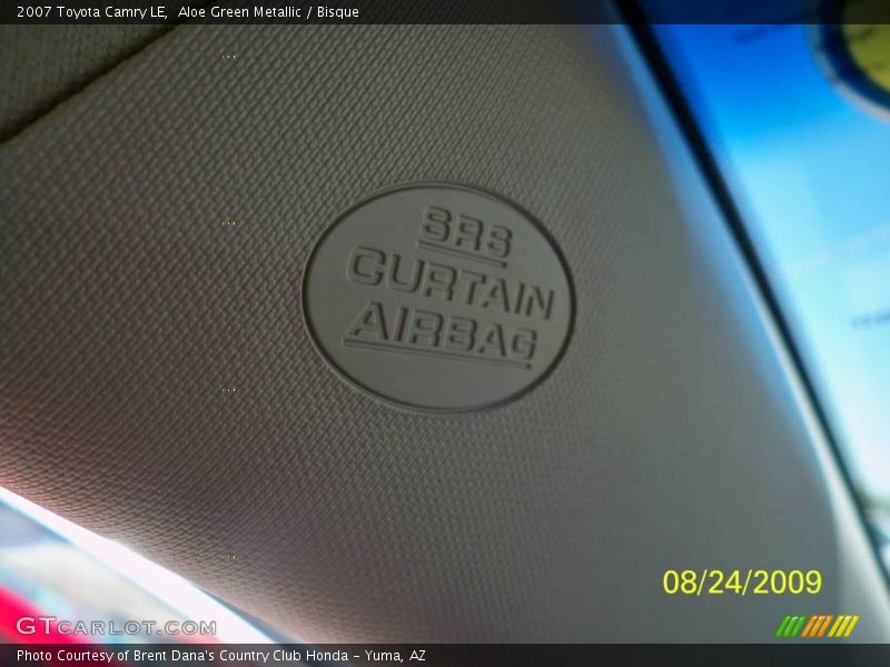Aloe Green Metallic / Bisque 2007 Toyota Camry LE