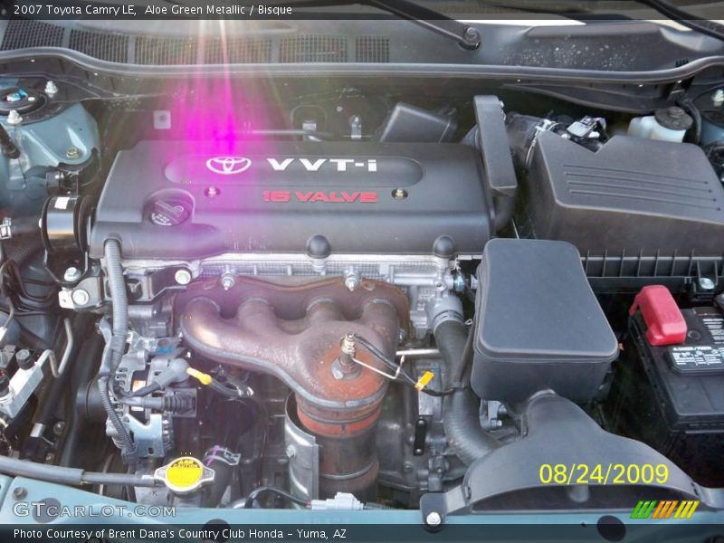 Aloe Green Metallic / Bisque 2007 Toyota Camry LE