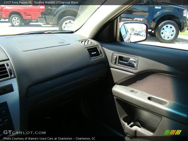 Redfire Metallic / Charcoal Black 2007 Ford Fusion SE