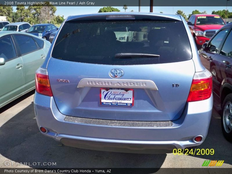 Wave Line Pearl / Ash Gray 2008 Toyota Highlander