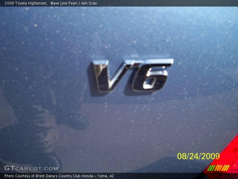 Wave Line Pearl / Ash Gray 2008 Toyota Highlander