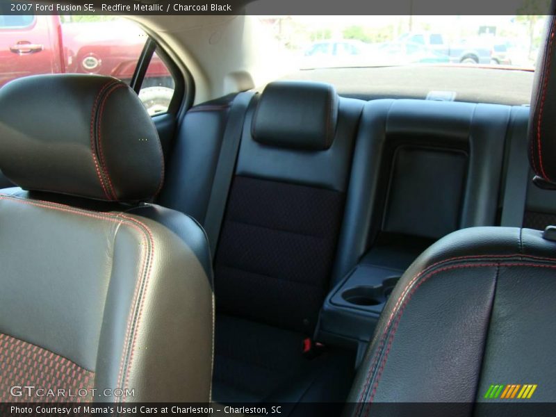 Redfire Metallic / Charcoal Black 2007 Ford Fusion SE
