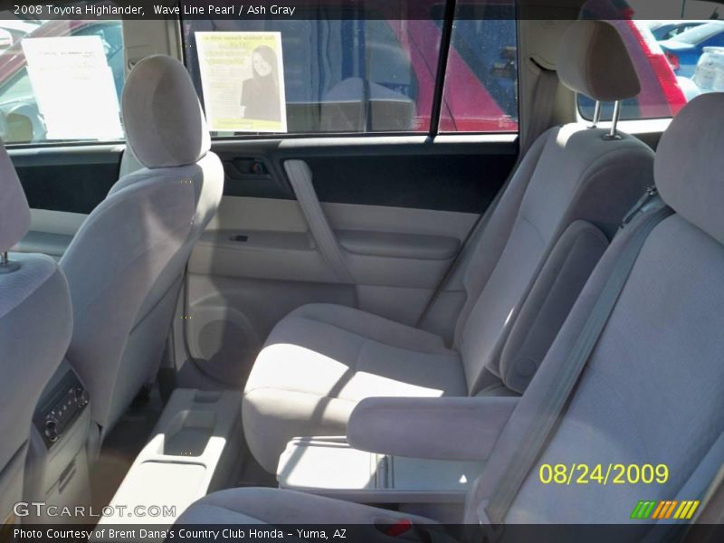 Wave Line Pearl / Ash Gray 2008 Toyota Highlander