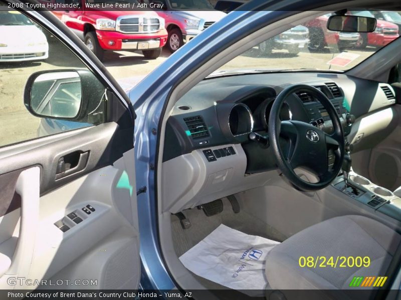 Wave Line Pearl / Ash Gray 2008 Toyota Highlander